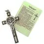 VILLAGE GIFT IMPORTERS 3'' Saint Benedict Pectoral Cross Pendant | Silver or Gold with Black Lining | Comes with Informational Card | Christian Jewelry VILLAGE GIFT IMPORTERS 3'' Saint Benedict Pectoral Cross Pendant | Silver or Gold with Black Lining | Comes with Informational Card | Christian Jewelry