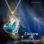 JUSTKIDSTOY Unicorn Necklace Jewelry 925 Sterling Silver Unicorn Pendant Necklace with Crystal Birthday Gifts for Women Girls JUSTKIDSTOY Unicorn Necklace Jewelry 925 Sterling Silver Unicorn Pendant Necklace with Crystal Birthday Gifts for Women Girls