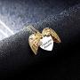 ISWAKI Rose Heart Necklace I Love You Forever Engraved Layered Gold Locket Necklaces for Women Jewelry for Girl Girlfriend Wife Gift