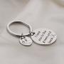 Zuo Bao Dad Golf Keychain Golf Jewelry Golfer Gift I Love You to The Green and Back Keychain Gift for Golf Players