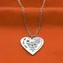 omodofo to My Daughter & Son You are Braver Than You Believe Necklace Heart Pendant Inspirational Gifts for Daugher Son Kids