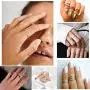 Stainless Steel Rings Set, Womens Plain Band Knuckle Stacking Midi Rings Comfort Fit, Silver/Gold/Rose Gold/Black Tone, Multi Size #4-#12