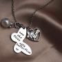 LParkin Sympathy Gift Butterfly Necklace Now She Flies with Butterflies Memory Necklace in Memory of Necklaces Remembrance Gift for Loss of a Loved One Butterfly Jewelry