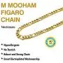M MOOHAM 4MM 5MM 6MM 7MM 9.5MM 10MM Black Silver Gold Plated Stainless Steel Figaro Chain Necklace for Men Women 16-36 Inch M MOOHAM 4MM 5MM 6MM 7MM 9.5MM 10MM Black Silver Gold Plated Stainless Steel Figaro Chain Necklace for Men Women 16-36 Inch