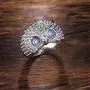 ANOJION Owl Ring, Hip hop Ring, Fashion Jewelry Gift for Men and Women, Alloy Material time Ring,Size 6-10 ANOJION Owl Ring, Hip hop Ring, Fashion Jewelry Gift for Men and Women, Alloy Material time Ring,Size 6-10