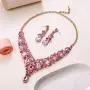EVER FAITH Womens Rhinestone Crystal Elegant Bridal Wedding Floral Vine Teardrop Necklace Earrings Set EVER FAITH Womens Rhinestone Crystal Elegant Bridal Wedding Floral Vine Teardrop Necklace Earrings Set