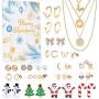 Golray Jewelry Advent Calendar for Women 2020 Christmas with Fashion Bracelet Necklace Rings Earring 24 Days Countdown to Holiday Xmas Surprise Gift for Wife Daughter Mom Adult Girls