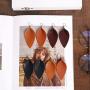 ASHMITA ASHMITA Leather Teardrop/Leaf Earrings for Women Girls Dangle Petal Earring Set