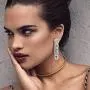 ZRosse Chic Gold Drop Earrings Long Chain Geometric Dangle Earrings For Women Minimalist Metal Earrings Statement Jewelry ZRosse Chic Gold Drop Earrings Long Chain Geometric Dangle Earrings For Women Minimalist Metal Earrings Statement Jewelry