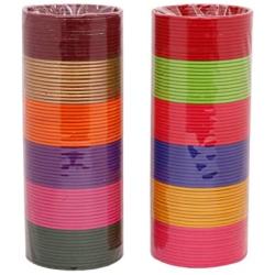 SANARA Indian Traditional Bollywood Gorgeous 144 pcs 12 color bangle box set Bollywood Indian women wedding wear bangle set