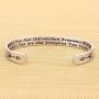 Whenever You Feel Overwhelmed Remember Whose Straighten Your Crown Bracelet, Engraved Inspirational Bracelets Personalized Gift for Mom, Daughter, Granddaughter, Sister, Best Friend, Women and Girls