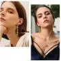 Fashion Earrings for Women, Stainless Steel/18K Gold Plated, nickel-free,Hypoallergenic Earrings for Sensitive Ears, Come Gift Box Fashion Earrings for Women, Stainless Steel/18K Gold Plated, nickel-free,Hypoallergenic Earrings for Sensitive Ears, Come Gift Box
