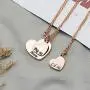 G-Ahora Big Sis Middle Sis Little Sis Jewelry Necklace Set of 2 3 Sisters Gift Best Friend Necklace