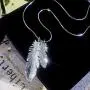 ALAIX Womens Necklace Silver Chain Necklaces with Leaf Shiny Bling Sparkle Pendant Sweater Necklace Long for Women ALAIX Womens Necklace Silver Chain Necklaces with Leaf Shiny Bling Sparkle Pendant Sweater Necklace Long for Women