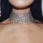 TOKO Rhinestone Choker Necklace for Women, Sexy Dainty CZ Diamond Gem Choker Neck Chokers for Women Girls TOKO Rhinestone Choker Necklace for Women, Sexy Dainty CZ Diamond Gem Choker Neck Chokers for Women Girls