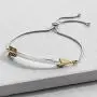 Silpada Curved Arrow Bolo Chain Bracelet in Sterling Silver & Brass, 9'' Silpada Curved Arrow Bolo Chain Bracelet in Sterling Silver & Brass, 9''
