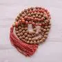 BLUE BOHO DESIGNS. Mala Necklace with Healing Stones for Meditation