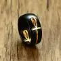 Gungneer Mens Stainless Steel Black Hollow Removable Ankh Cross Ring Key of Life Symbol of Protection Amulet Jewelry Gungneer Mens Stainless Steel Black Hollow Removable Ankh Cross Ring Key of Life Symbol of Protection Amulet Jewelry