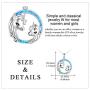 LUHE Elephant/Unicorn/Sloth/Owl Sterling Silver Cute Animal Necklace Good Luck Animal Pendant Holiday Jewelry Gift for Girls Teens Women Lover