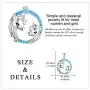 LUHE Elephant/Unicorn/Sloth/Owl Sterling Silver Cute Animal Necklace Good Luck Animal Pendant Holiday Jewelry Gift for Girls Teens Women Lover