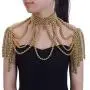 Jerollin Simulated Pearl Body Statement Necklace for Women, Fashion Collar Bib Necklaces Fashion Costume Jewelry Necklace Jerollin Simulated Pearl Body Statement Necklace for Women, Fashion Collar Bib Necklaces Fashion Costume Jewelry Necklace