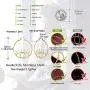 FaithHeart Disc Geometric Baroque Coin Dangle Earrings, Gold Plated Metal Style Elizabeth Costume Jewelry Drop Earrings for Women Girls Freshwater Pearl with Gift Box (S925 Ear Needles)