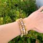 Natural Crazy Lace Agate Gemstone Bracelet 7.5 Inch Stretchy Chakra Gems Stones Healing Crystal Birthday Gifts GB6-B53