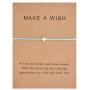 AOASK 5 PCS Friendship Bracelet Gift Card - Braided Wish Rope Bracelet Jewelry Charm Bracelet for Couple