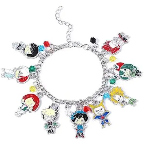 My Hero Academia Fashion Novelty Charm Bracelet Anime Manga Series Gifts My Hero Academia Fashion Novelty Charm Bracelet Anime Manga Series Gifts