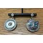 Interchangeable Snap Jewelry Purple & Light Blue Rhinestone Dragonfly Standard Size 18-20mm My Prime Gifts