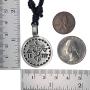 Egyptian Medical Symbol Jewelry staff of Hermes Caduceus health Intelligence Mercury Talisman Pewter Mens Womens Boys Girls Pendant Necklace for men women unisex w Black Adjustable Cord