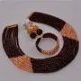 aczuv 8 Lines Statement Strand Necklaces Nigerian Wedding African Beads Jewelry Set Crystal Bridal Jewelry Sets aczuv 8 Lines Statement Strand Necklaces Nigerian Wedding African Beads Jewelry Set Crystal Bridal Jewelry Sets