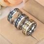 JAJAFOOK Women Men Fashion Simple Style Stainless Steel Butterfly Rings Jewelry,Size 6-13