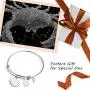 Eigso Zodiac Sign Bracelet Cut Out Constellation Jewelry Birthday Gift for Women Girls Her for Her Zodiac Sign Jewelry