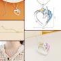 Apeso Unicorn Necklace Heart Crystal Pendant Jewelry Anniversary Birthday Gifts for Women Girls …