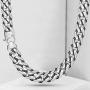 Trendsmax 15mm Curb Cuban Chain Link Necklace for Men Women Heavy 316L Stainless Steel Silver Gold Color 18 20 24 30 inch