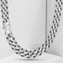 Trendsmax 15mm Curb Cuban Chain Link Necklace for Men Women Heavy 316L Stainless Steel Silver Gold Color 18 20 24 30 inch