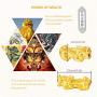 EIELO 4Pcs Pixiu Mantra Beads Bracelets for Men Women Red Black Crystal Bead Feng Shui Bracelets Attach Good Luck Wealth Money Pi Yao Protection Beaded Bracelets Jewelry