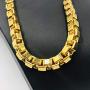 9MM Box Chain Rope Necklaces Stainless Steel Tone Punk Jewelry For Men Necklace,23inches