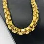 9MM Box Chain Rope Necklaces Stainless Steel Tone Punk Jewelry For Men Necklace,23inches