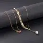 AMYJANE Leaf Pearl Circle Choker Necklace CZ Station Y Necklace 18k Gold/Rose Gold Plated Stainless Steel Lariat Style Necklace Pendant Chain Y Necklace for Women Girls Costume Jewelry AMYJANE Leaf Pearl Circle Choker Necklace CZ Station Y Necklace 18k Gold/Rose Gold Plated Stainless Steel Lariat Style Necklace Pendant Chain Y Necklace for Women Girls Costume Jewelry