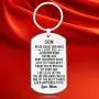 Inspirational Gift to Son from Mom Dad- Never Forget How Much I Love You Keychain Jewelry- Christmas Birthday Graduation Gift for Teen Boy Inspirational Gift to Son from Mom Dad- Never Forget How Much I Love You Keychain Jewelry- Christmas Birthday Graduation Gift for Teen Boy