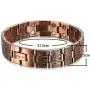 RainSo Mens Double Row Pure Copper Magnetic Therapy Bracelet Pain Relief for Arthritis 3500 Gauss with Gift Box Adjustable RainSo Mens Double Row Pure Copper Magnetic Therapy Bracelet Pain Relief for Arthritis 3500 Gauss with Gift Box Adjustable