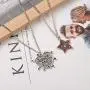 Botrinal 2PCS Stranger Things Necklaces Movie Fan Horror Show Inspired Christmas Halloween Cosplay Necklace Jewelry for Girls Accessories