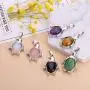 Chakra Stones Pendants Necklace,Womens Natural Gemstone Crystal Pendant Creative Penguin Shape Birthstone Energy Jewelry Necklaces for Ladies Girls Chakra Stones Pendants Necklace,Womens Natural Gemstone Crystal Pendant Creative Penguin Shape Birthstone Energy Jewelry Necklaces for Ladies Girls