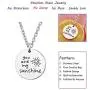 You are My Sunshine Inspirational Pendant Necklace Stainless Steel Charm Jewelry for Women Girl You are My Sunshine Inspirational Pendant Necklace Stainless Steel Charm Jewelry for Women Girl