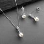 Mariell Light Ivory Pearl Drop Vintage Bridal & Wedding Jewelry Set, Great for Everyday Wear and Gifts