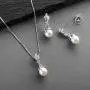 Mariell Light Ivory Pearl Drop Vintage Bridal & Wedding Jewelry Set, Great for Everyday Wear and Gifts