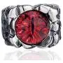 Elfasio Men Stainless Steel Rings The Devil Dragon Eye/Eyes of Hell Demon Red/Blue/Purple/Green Biker Vintage Ring Size 8-15 Elfasio Men Stainless Steel Rings The Devil Dragon Eye/Eyes of Hell Demon Red/Blue/Purple/Green Biker Vintage Ring Size 8-15