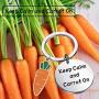 CENWA Carrot Pendant Jewelry Keep Calm and Carrot On Keychain Vegan Jewelry Vegetarian Gift Carrot Lover Gift
